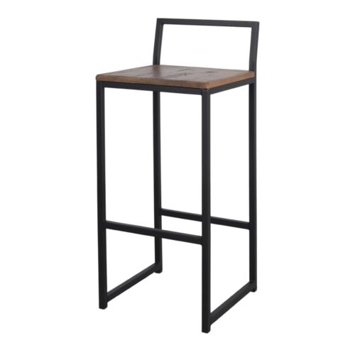 ALAMEDA METAL HIGH STOOL Industrial style. Find it on MisterWils. More than 4000sqm of showroom and warehouse. black 1