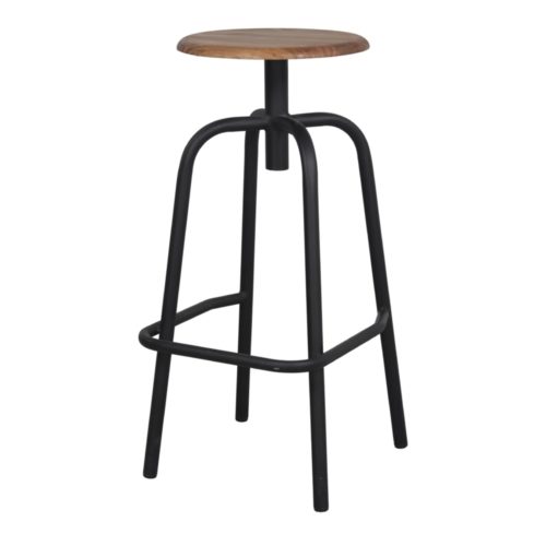 ANDERSON METAL HIGH STOOL Industrial style. Find it on MisterWils. More than 4000sqm of showroom and warehouse. black 1