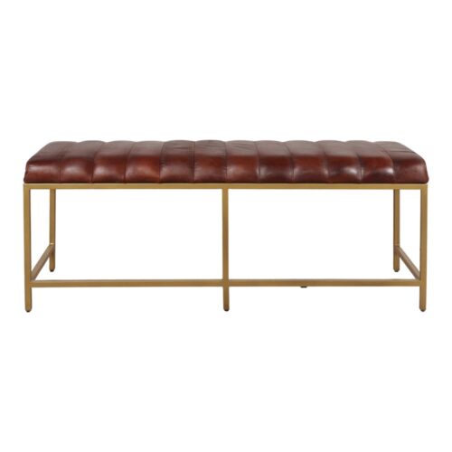 ASONDY LEATHER METAL BENCH | MisterWils, furniture for free souls. More than 4000sqm of showroom and warehouse. 4