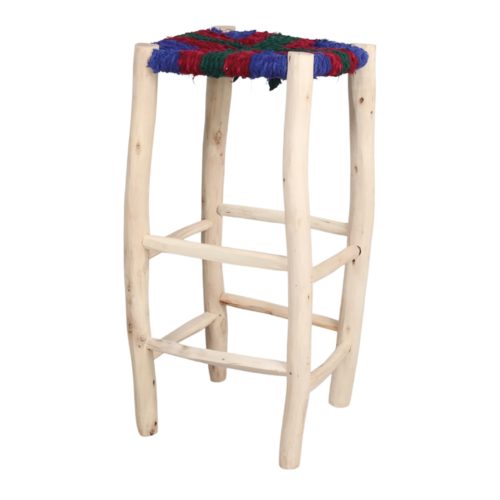 WATERLOO WOODEN STOOL, Ethnic style, made of laurel wood. Find it on MisterWils. More than 4000sqm of showroom and warehouse. 1