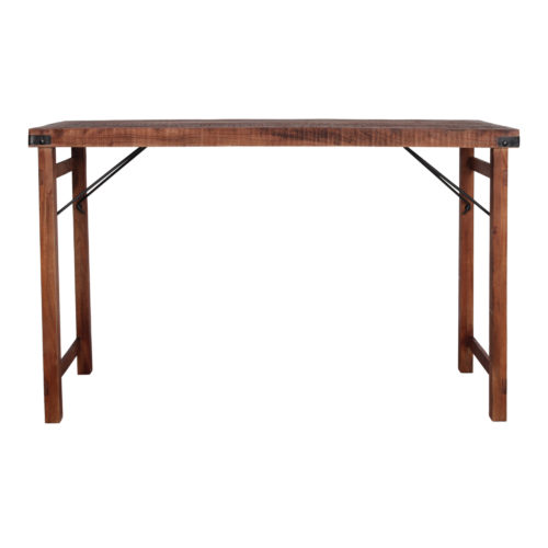 BOSCO WOODEN TABLE Industrial style, made of tropical wood. Find it on MisterWils. More than 4000sqm of showroom and warehouse. 1