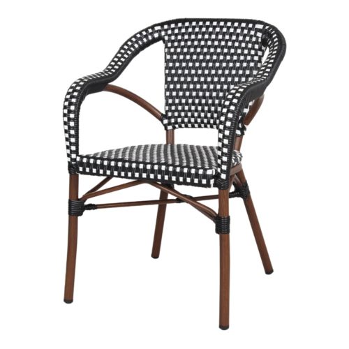 IMPERIO SYNTHETIC RATTAN CHAIR. Stackable. Find it on MisterWils. More than 4000m² of showroom and warehouse. 1