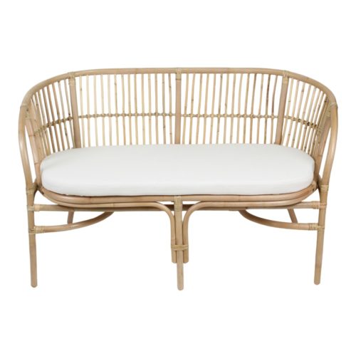 MEGAN BAMBOO BENCH 2 seats, Mediterranean style. Find it on MisterWils. More than 4000sqm of showroom and warehouse.1