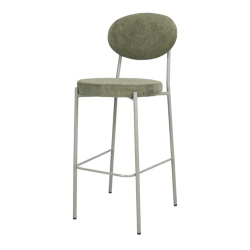 misterwils amery love upholstered high stool green 1