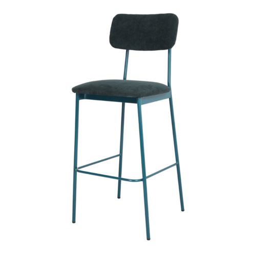 misterwils biloxi love upholstered high stool blue 1