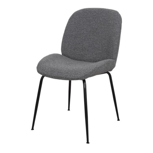 misterwils brando boucle wool upholstered chair grey 1