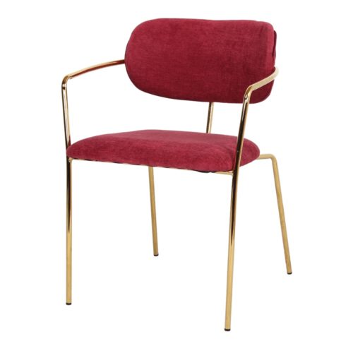 KENDALL UPHOLSTERED CHAIR Mid Century style. Find it on MisterWils. More than 400sqm of showroom and warehouse. garnet 1