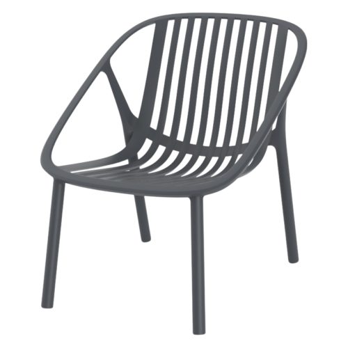 misterwils lubini stackable outdoor chair dark grey