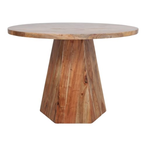 SASKIA WOODEN DINING TABLE, Japandi style. Find it on MisterWils. More than 4000sqm of showroom and warehouse. natural 1