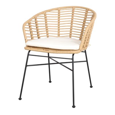 MIKI SYNTHETIC RATTAN CHAIR Nordic style. Find it on MisterWils. More than 4000m² of showroom and warehouse. 1