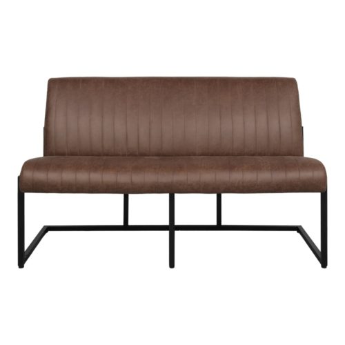 MARNY LEATHER BENCH Industrial style. Find it on MisterWils. More than 4000sqm of showroom and warehouse.1