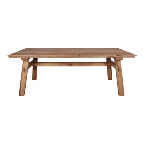 MACAO WOODEN TABLE Rustic front