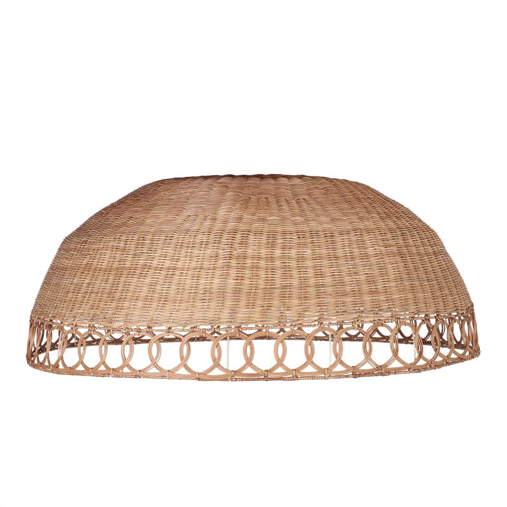SAMOA RATTAN LAMPSHADE for ceiling lamp, Mediterranean style. Find it on MisterWils. More than 4000sqm of showroom and warehouse.1