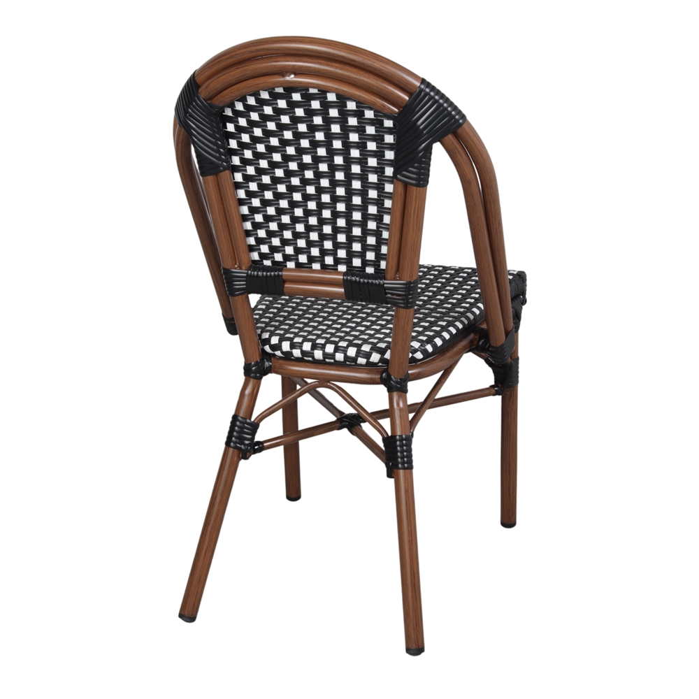 SILLA DE RATTÁN SINTÉTICO LADY trasera
