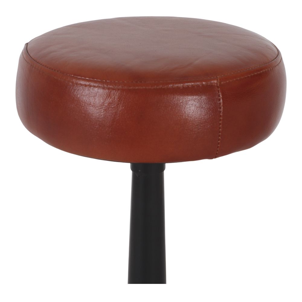 TABURETE ALTO DE METAL Y PIEL ALEXIS 3