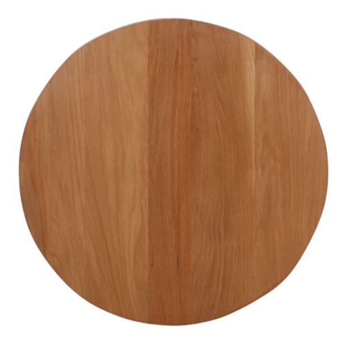 TAPA DE MADERA ROBLEDO REDONDA con acabado en barniz. Encuéntrala en MisterWils. Más de 4000m² de exposición y almacén.