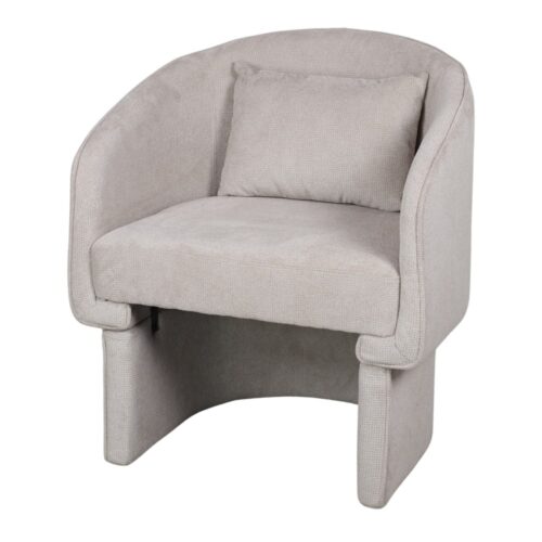 MANCHESTER UPHOLSTERED ARMCHAIR. beige 3/4