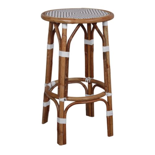FIORI RATTAN HIGH STOOL, Bistrot style. Find it on MisterWils. More than 4000sqm of showroom and warehouse.