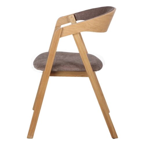 SILLA DE MADERA BORMY trufa lateral
