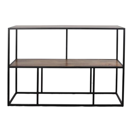 SEGUIN WOOD AND METAL SHELF, Industrial style. Find it on MisterWils. More than 4000sqm of showroom and warehouse.