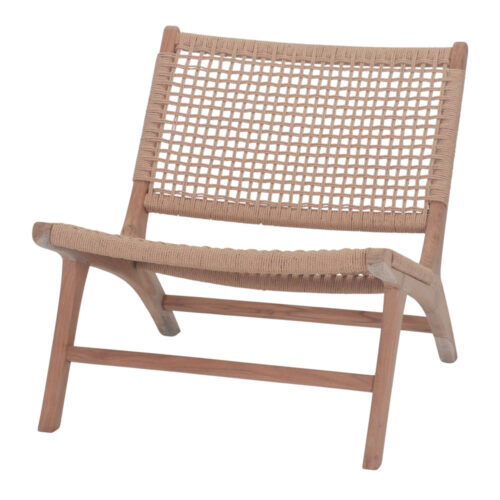 THORNE wooden lounge chair.