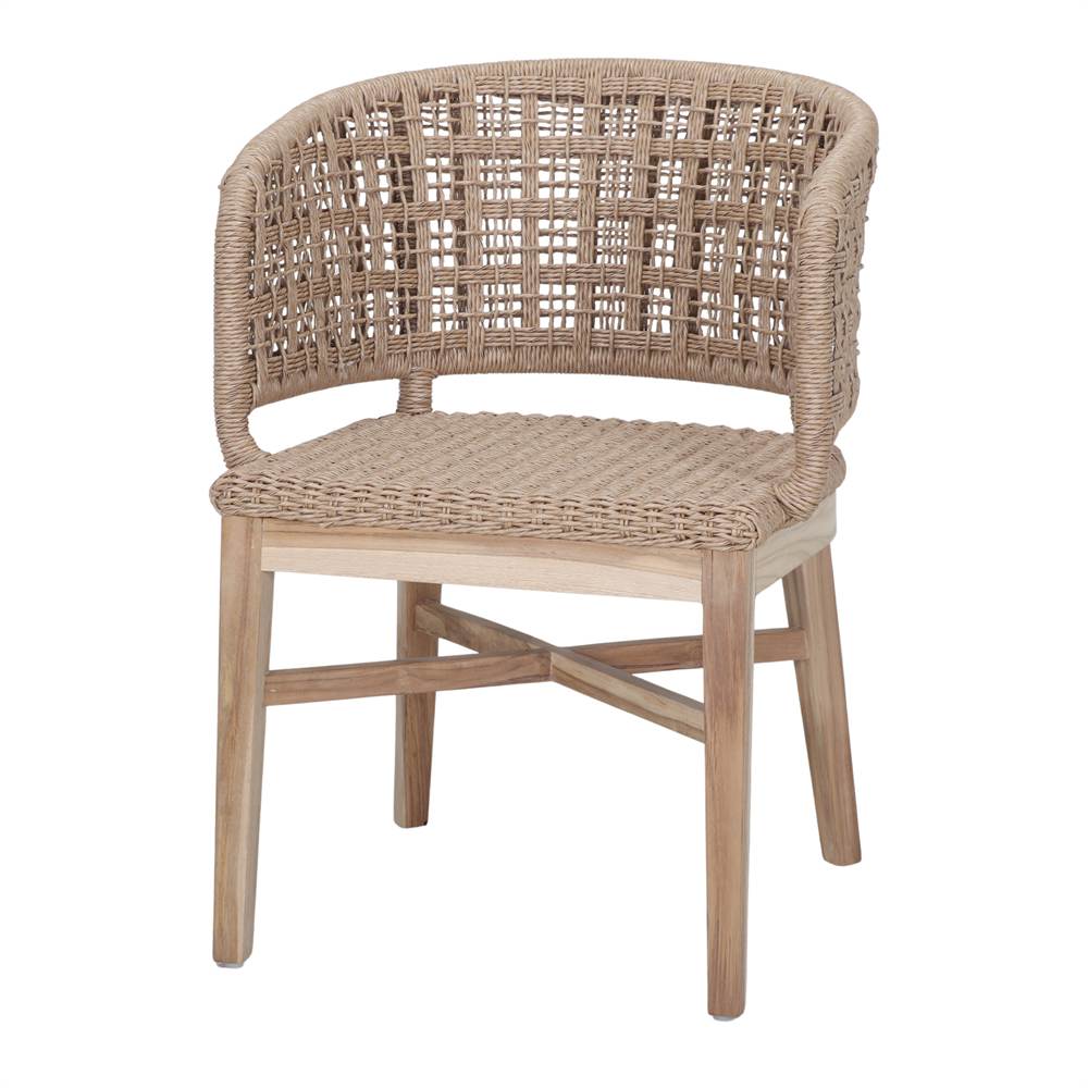 SILLA DE MADERA WISLA estilo Mediterráneo. 1