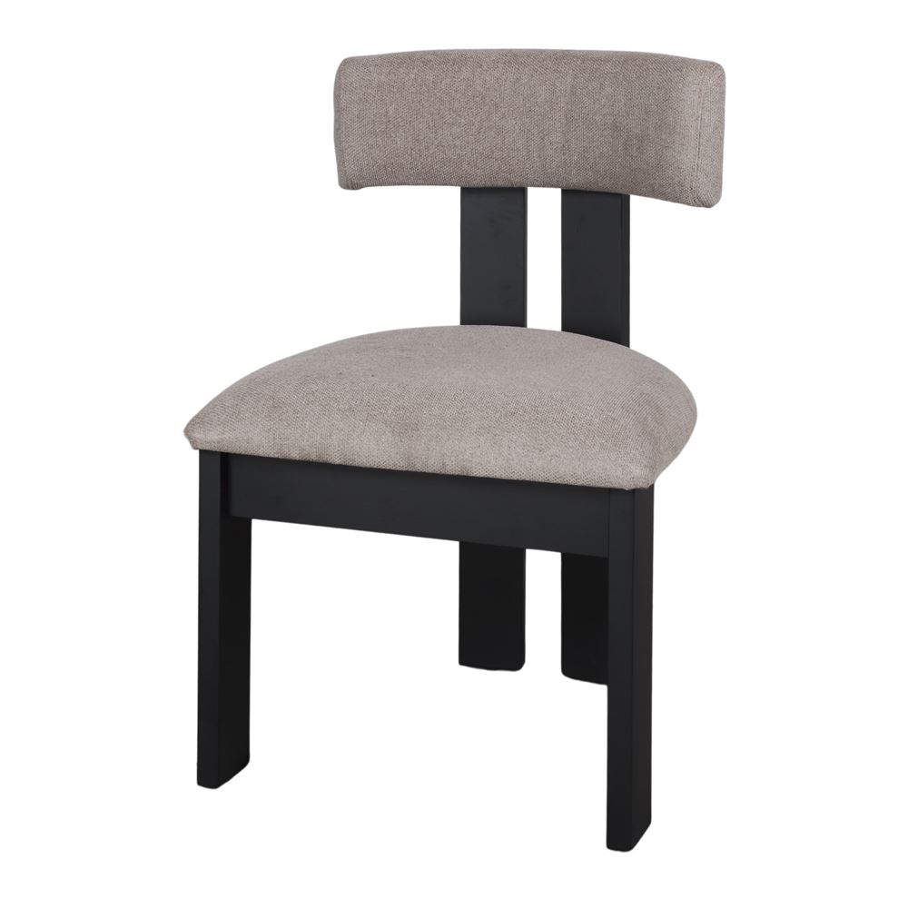 SILLA DE MADERA KAPPA estilo Contemporáneo trufa 3/4