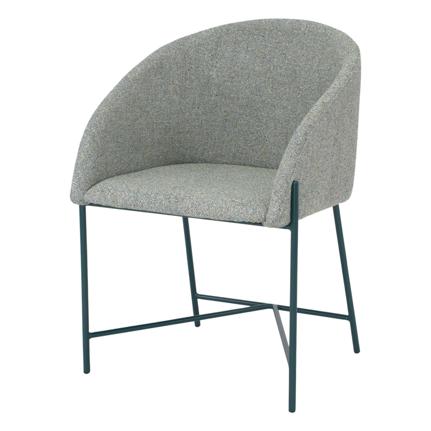 SILLA TAPIZADA PEONIA estilo Contemporáneo.  Menta