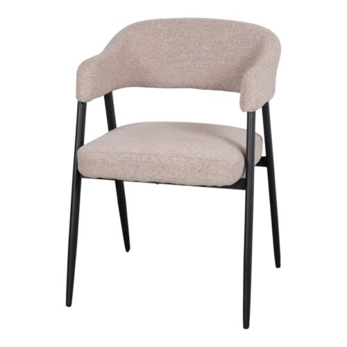 PORTOLA UPHOLSTERED CHAIR Contemporary style. 3/4