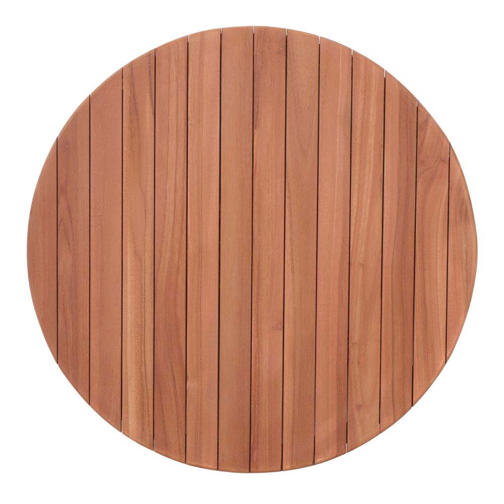 TAPA DE MADERA DE TEKA MEZAN redonda