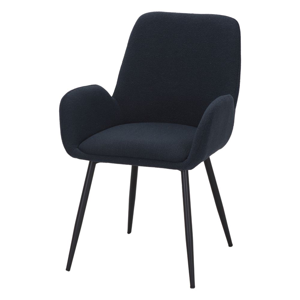 SILLA TAPIZADA MAXWELL estilo Contemporáneo. Azul 1
