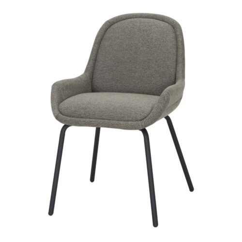 SILLA TAPIZADA OLEMA estilo Contemporáneo. verde oliva 1