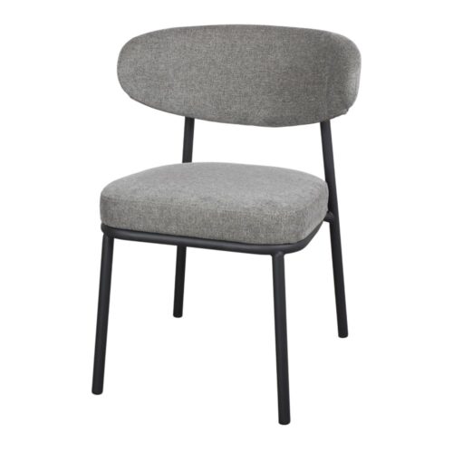 SILLA TAPIZADA REDDING estilo Contemporáneo. Gris Verdoso 1