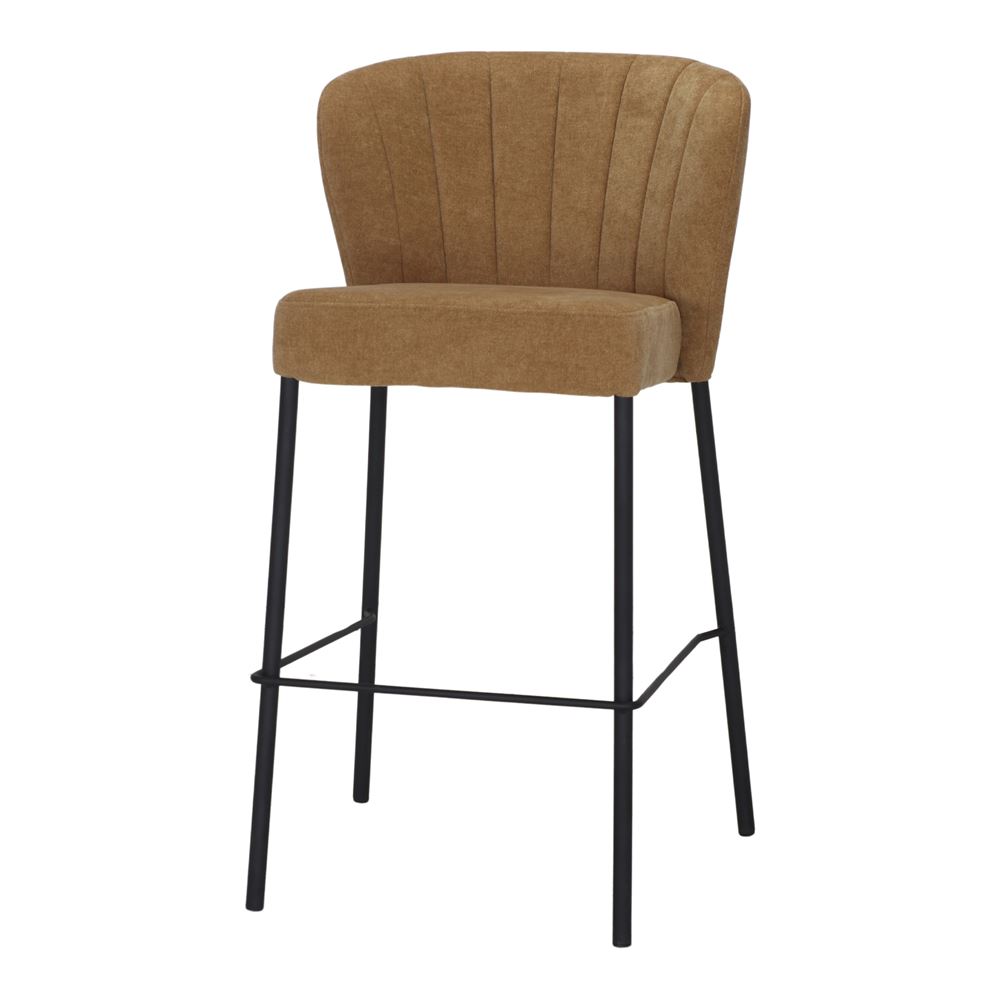 TABURETE ALTO TAPIZADO EDGAR curry 1