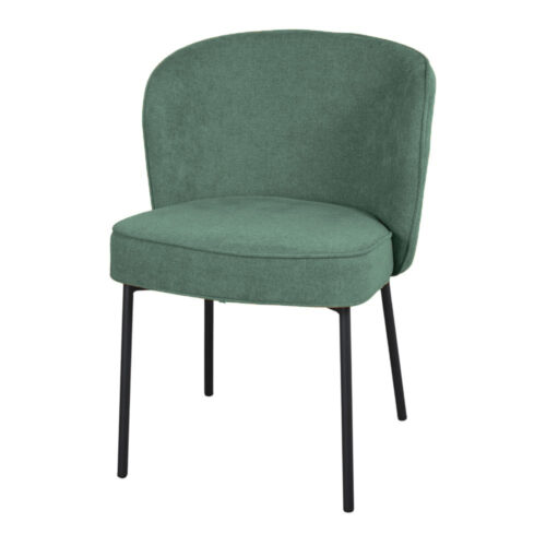 SILLA TAPIZADA FABIO de estilo Contemporáneo, verde salvia