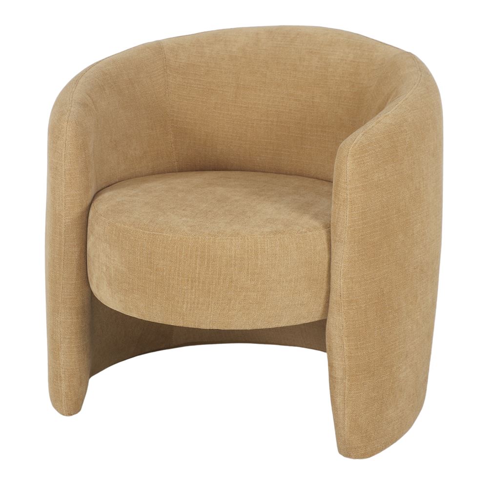 SILLÓN TAPIZADO MATILDA - Mostaza 1