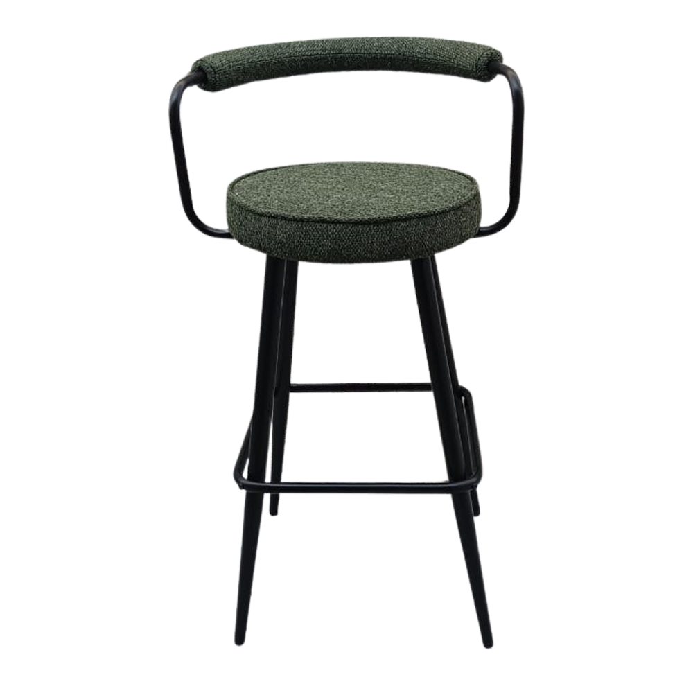misterwils-taburete-metal-negro-tapizado-KESSEL FOREST-1 HIGH UPHOLSTERED METAL STOOL KESSEL - Image 2