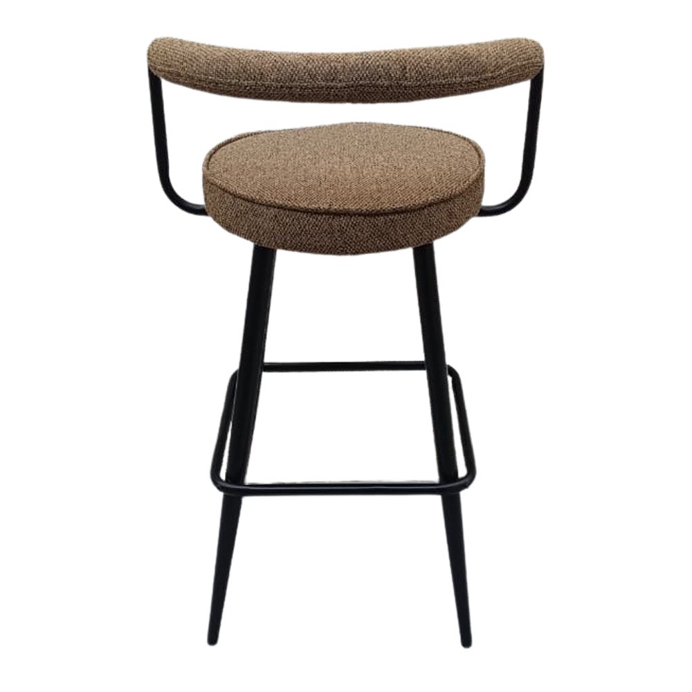 misterwils-taburete-metal-negro-tapizado-KESSEL MOKA-1 HIGH UPHOLSTERED METAL STOOL KESSEL - Image 7