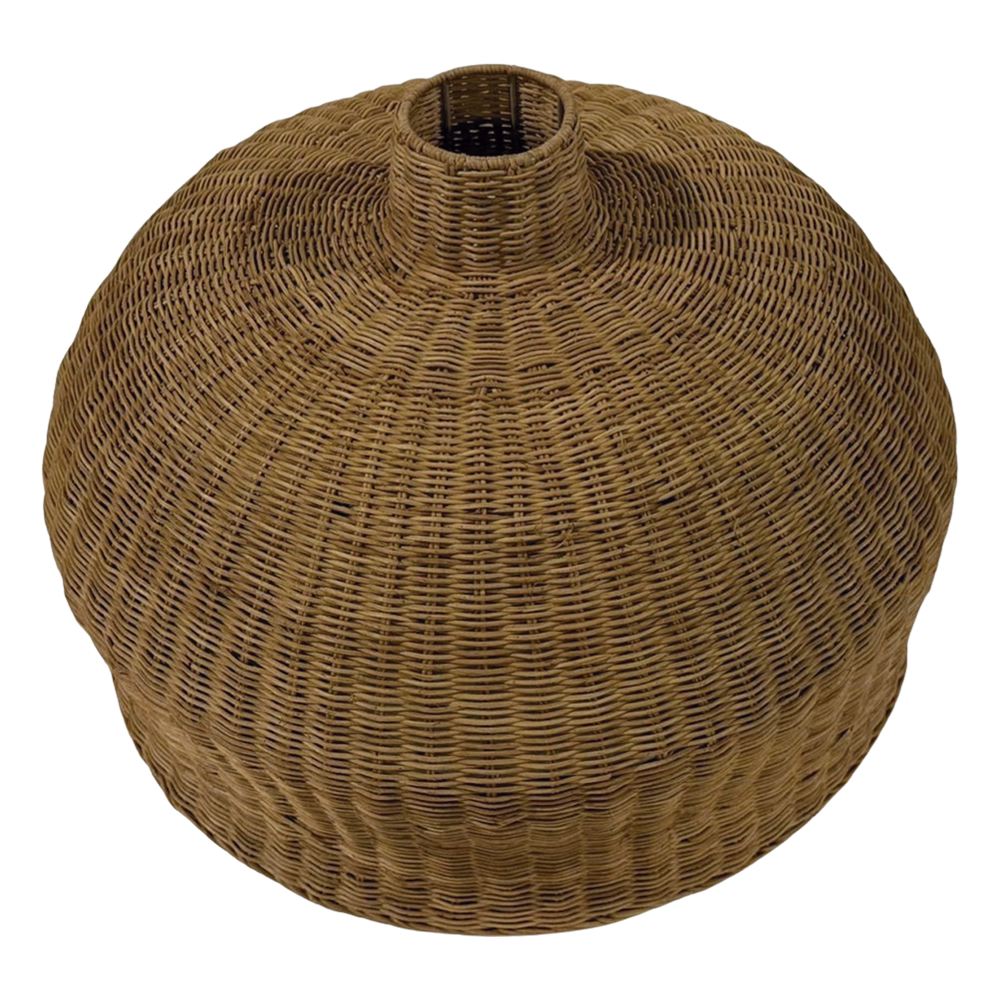 PANTALLA LÁMPARA DE RATÁN LORETO estilo Mediterráneo. 2