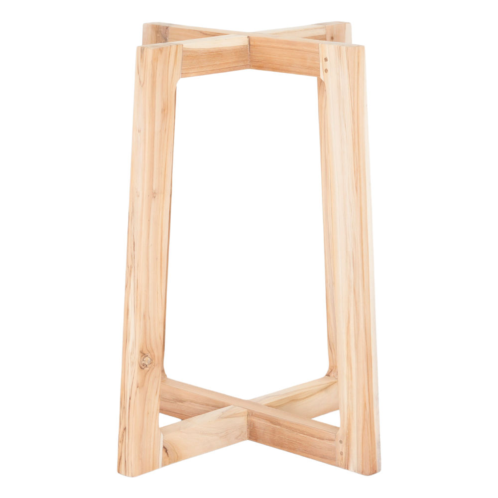 Armazón de mesa Zago, de estilo Contemporáneo. Fabricado en madera de teka. frontal