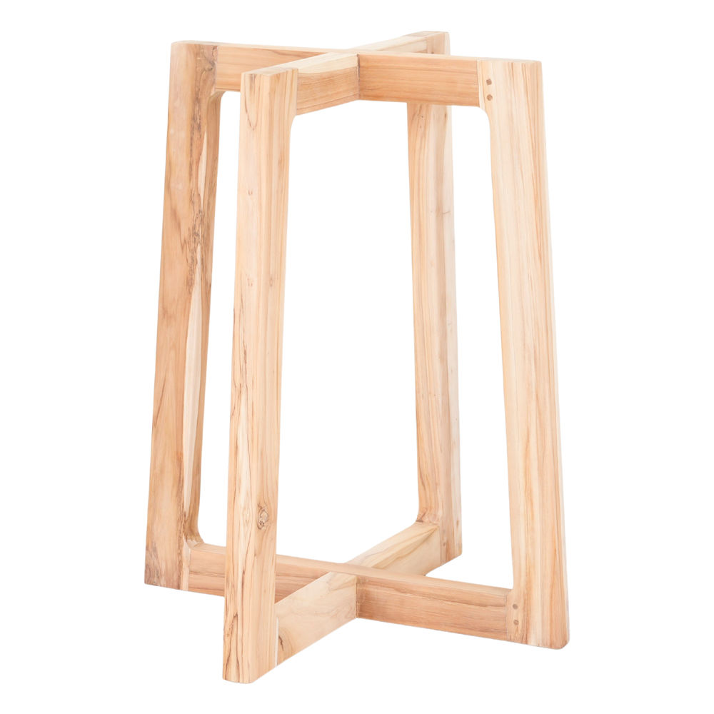 Armazón de mesa Zago, de estilo Contemporáneo. Fabricado en madera de teka.