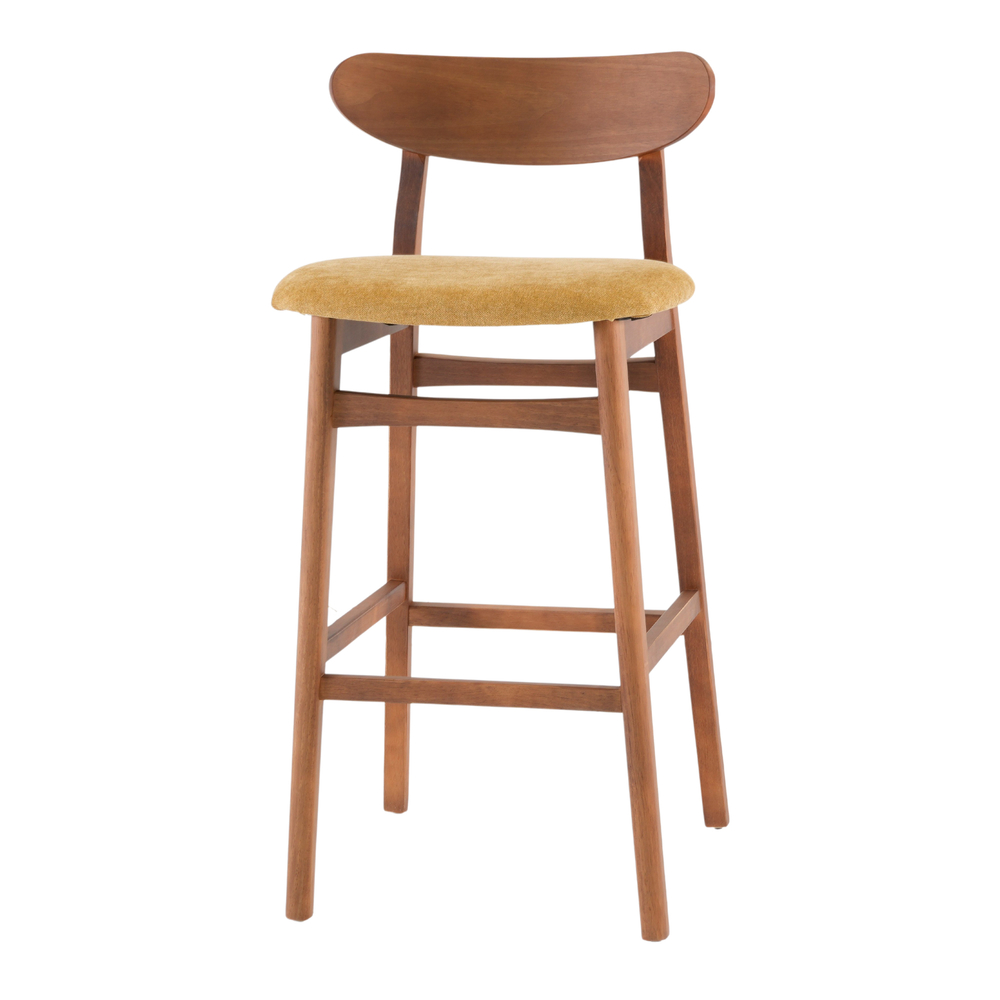 MULINES HIGH WOODEN STOOL Nordic style